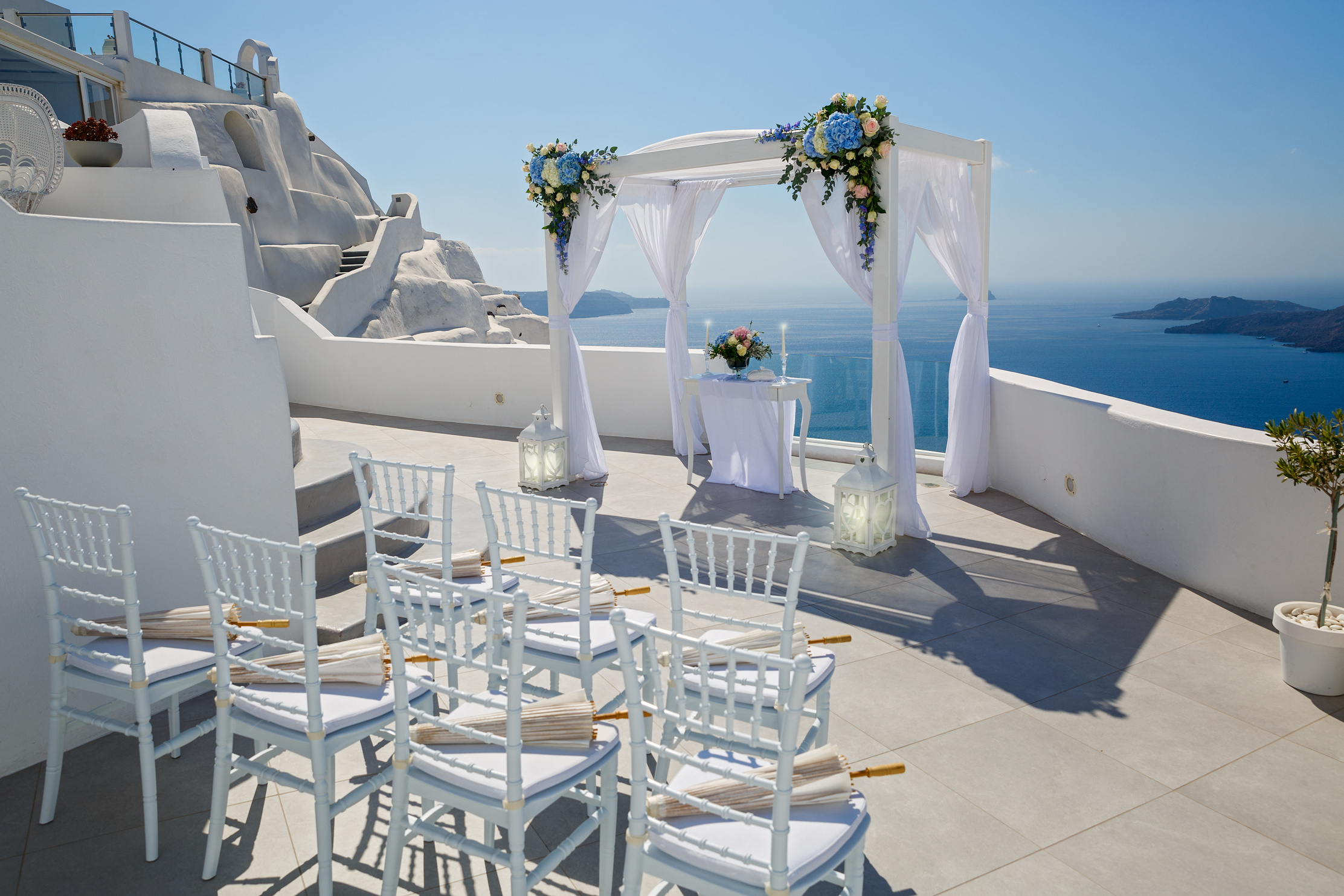 Wedding venue and decorations